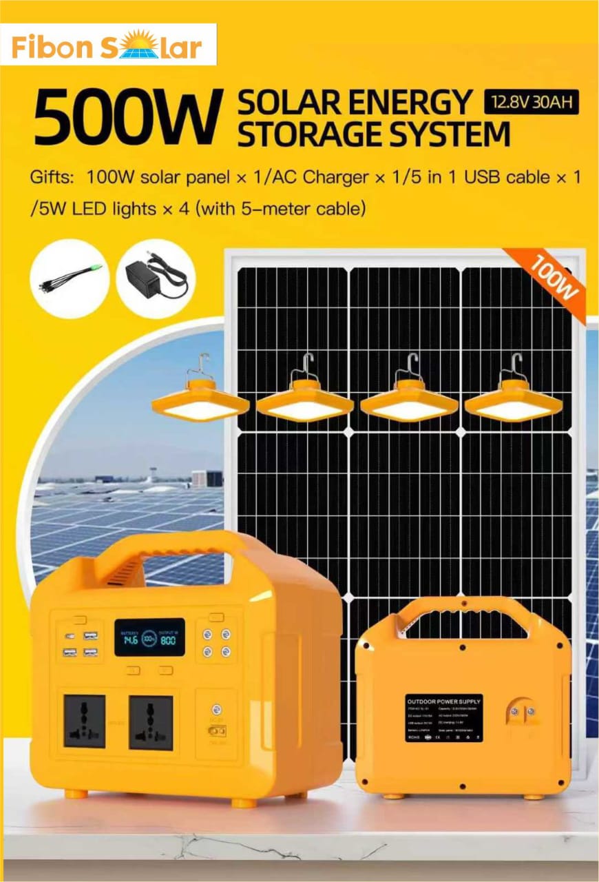Fibon 500w Solar generator