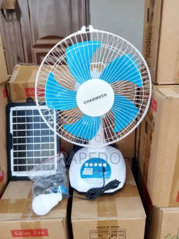 12inch solar table fan